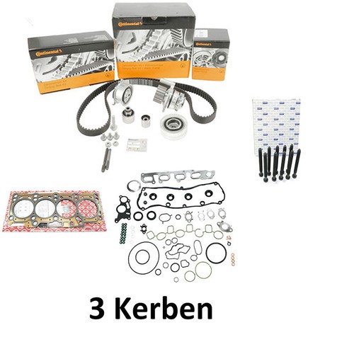 Gasket set kit - zr, screws